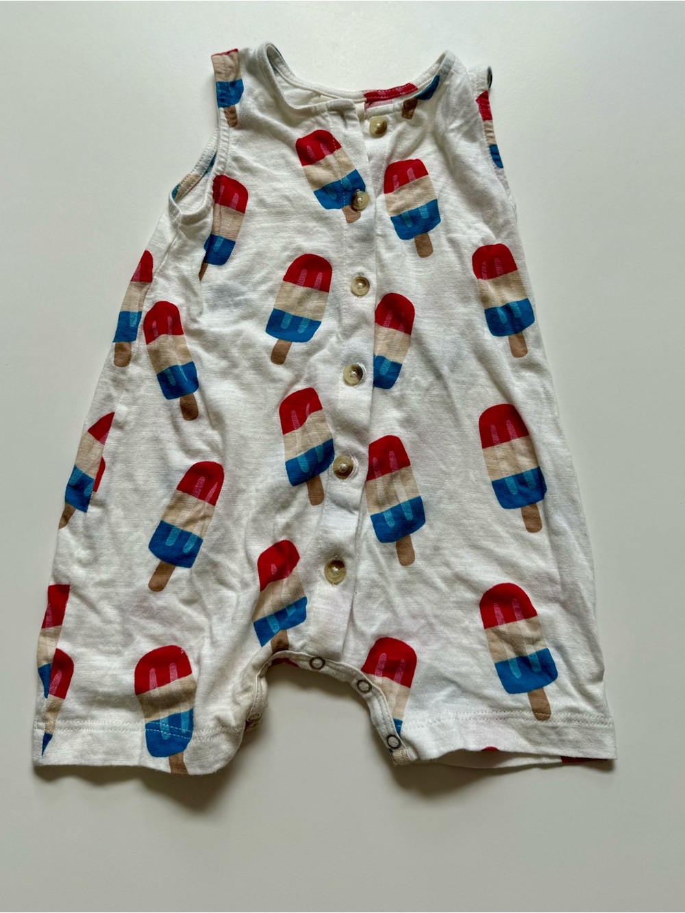 SIIX 100% Organic Cotton Baby Romper 6-12m
